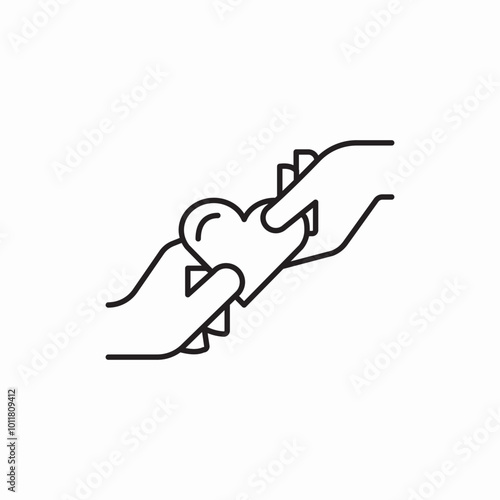 support and gift icon sign vector