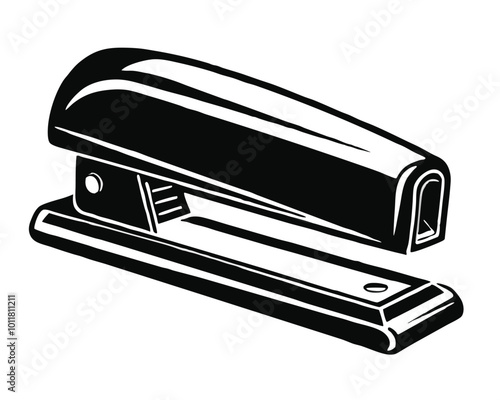 Stapler vector silhouette