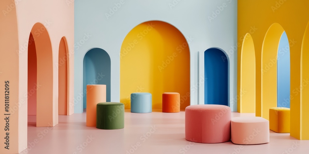 Single Object Focus: Use a singular abstract shape (e.g., a circle or an arc) in a neutral color palette, isolated in a large white or pastel-colored space. Single Object Focus: Use a singular abstract shape (e.g., a circle or an arc) in a neutral color palette, isolated in a large white or pastel-colored space.