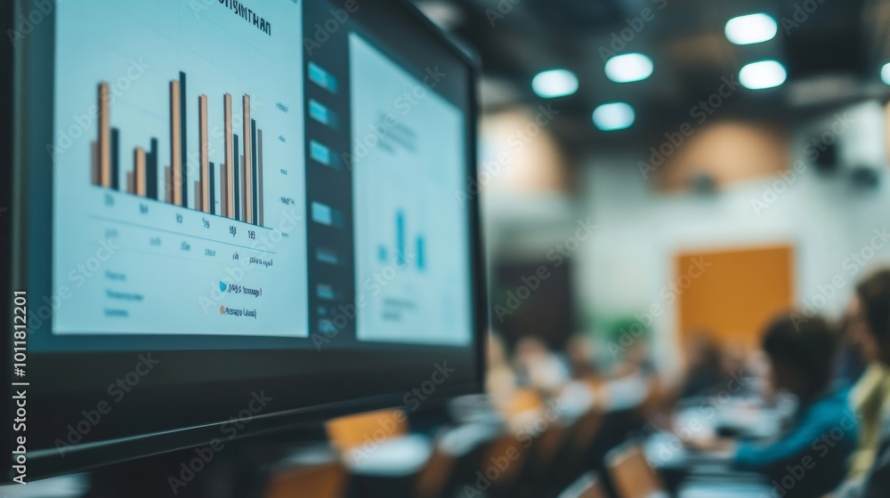 Business Presentation At Meeting Room, Generative AI Business Presentation At Meeting Room, Generative AI