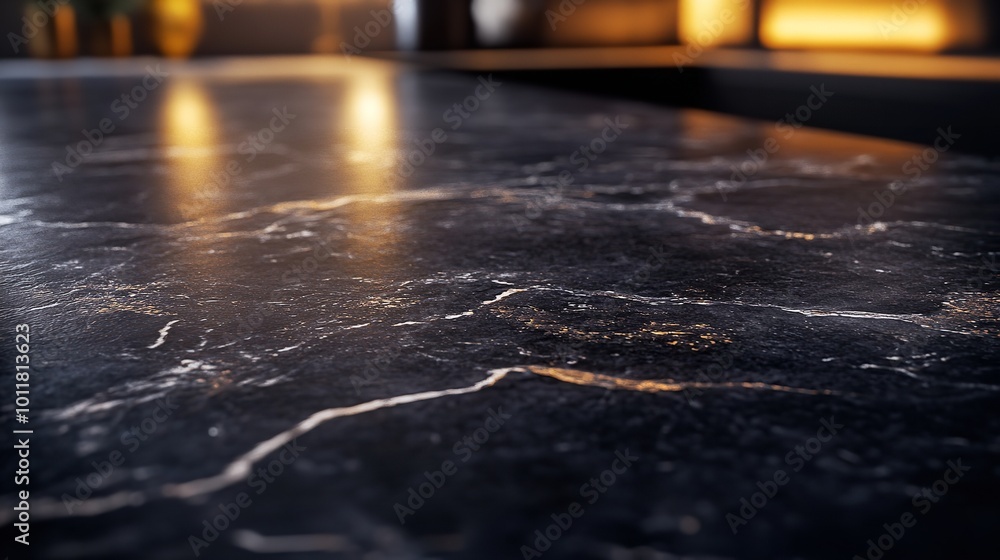 Luxurious Black Stone Surfaces: Sleek Kitchen Countertops with Modern Design Luxurious Black Stone Surfaces: Sleek Kitchen Countertops with Modern Design