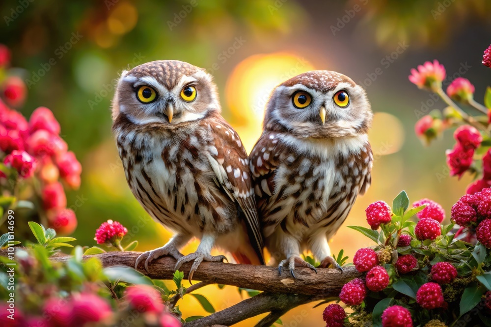 Adorable Owls in Their Natural Habitat Captured in Charming and Playful Moments of Nature Adorable Owls in Their Natural Habitat Captured in Charming and Playful Moments of Nature