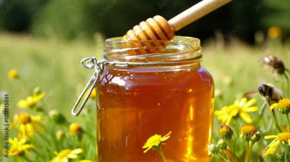 Delicious and tasty real honey from nature Delicious and tasty real honey from nature