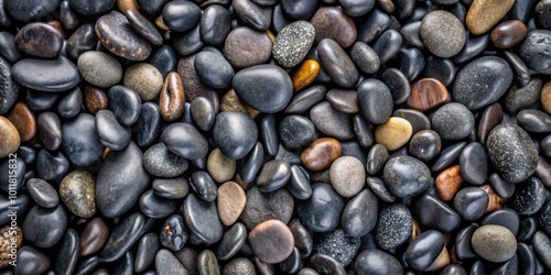 Black stone pebbles background with natural textures and shapes, black, stone, pebbles, background, texture, natural, shapes