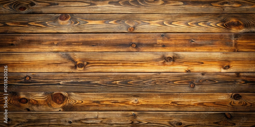 A close-up view of weathered wood planks with a warm, rustic brown color, showcasing intricate grain patterns and knots. A close-up view of weathered wood planks with a warm, rustic brown color, showcasing intricate grain patterns and knots.