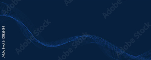 abstract blue wave background