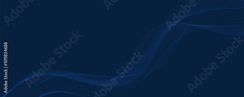 abstract blue wave background