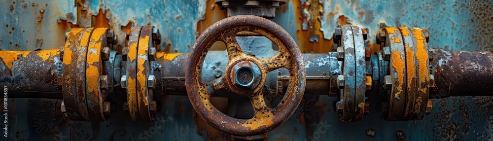 Pipes and valves with intricate designs, rugged and functional, Urban, Cool tones, Photograph, Industrial plumbing Pipes and valves with intricate designs, rugged and functional, Urban, Cool tones, Photograph, Industrial plumbing