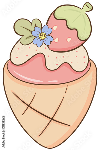 Strawberry Ice Cream
