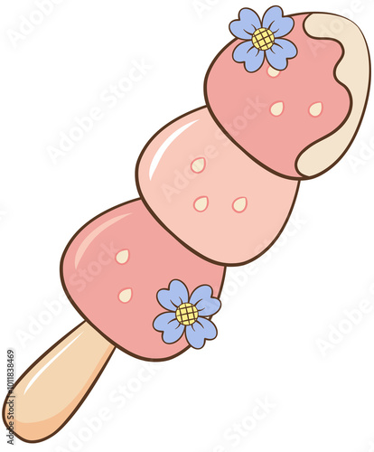 Strawberries on a stick