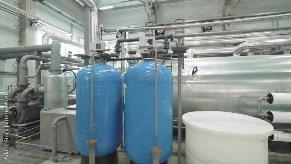 General view of the boiler room