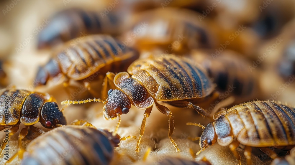 Fototapeta premium Bed Bug Infestation And Treatment Service, Generative AI