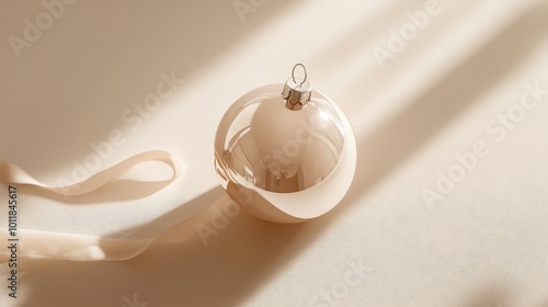 Delicate Holiday Ornament in Soft Lighting