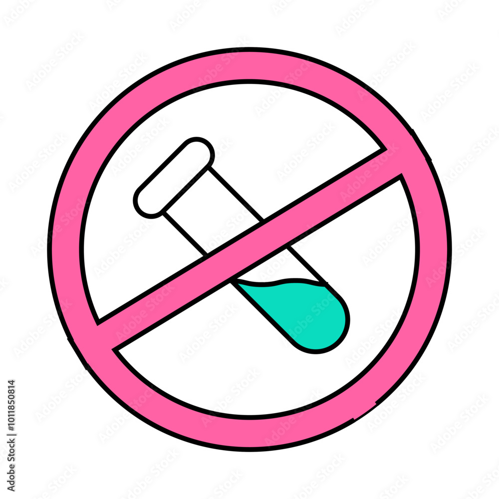 gmo free flask crossed out mark line icon vector. gmo free flask crossed out mark sign. isolated symbol illustration gmo free flask crossed out mark line icon vector. gmo free flask crossed out mark sign. isolated symbol illustration