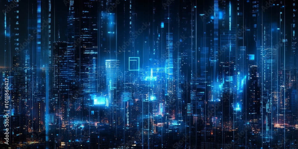 Cityscape Silhouette: Create a professional corporate background with the silhouette of a city skyline in shades of grey or blue, giving a futuristic and business-oriente Cityscape Silhouette: Create a professional corporate background with the silhouette of a city skyline in shades of grey or blue, giving a futuristic and business-oriente