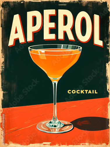 Aperol vintage poster photo