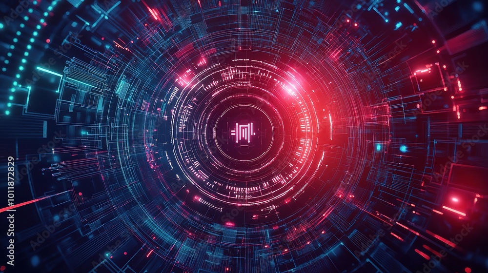 Futuristic Technology Abstract Background Design Futuristic Technology Abstract Background Design