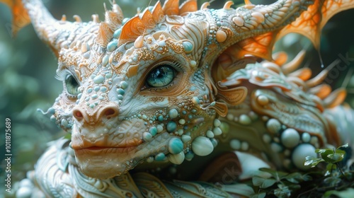 Wallpaper Mural Fantasy Dragon Portrait Torontodigital.ca