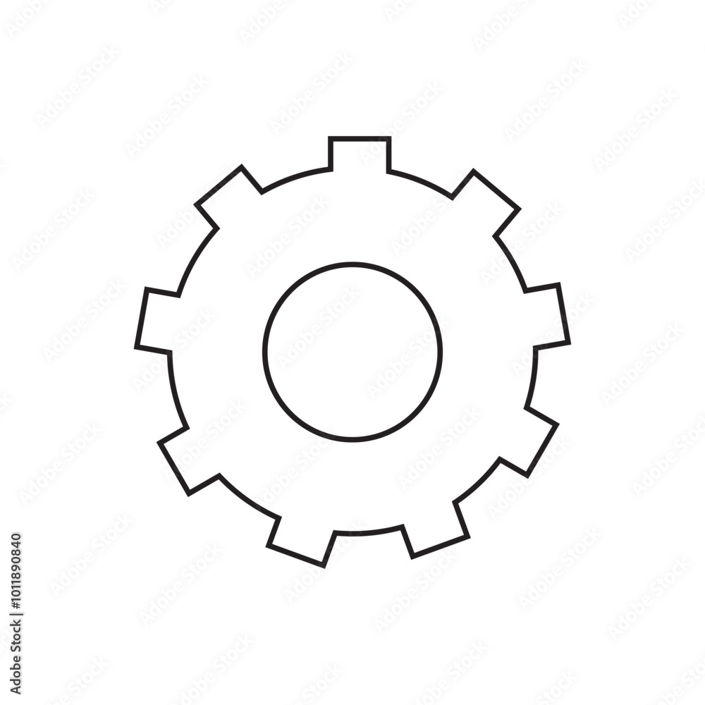 Minimal gear icon logo design vector template
Minimal gear icon logo design vector template