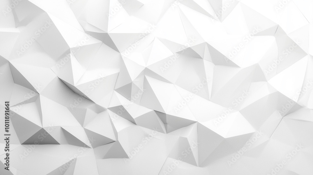 White polygon textured background. Abstract background of polygons on white background. White polygon textured background. Abstract background of polygons on white background.