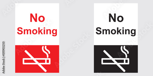 no smoking symbol vector illustration