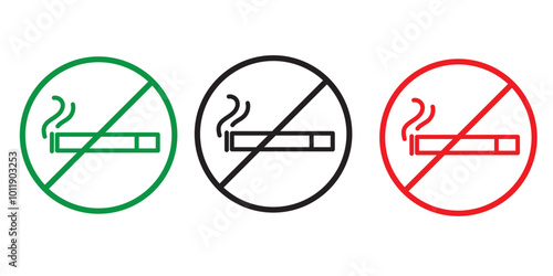 no smoking symbol vector illustration