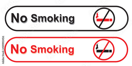 no smoking allowed signs, smoking area vector illustration