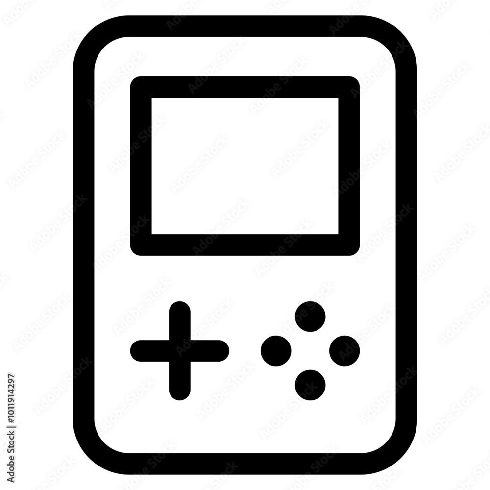 Game Boy Icon – Outline Style. Game Boy Icon – Outline Style.