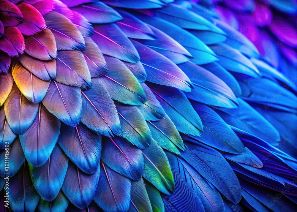 Obraz premium Breathtaking abstract design featuring blue and purple hues, perfect for enhancing creative digital environments and displays, adding a touch of elegance and inspiration.