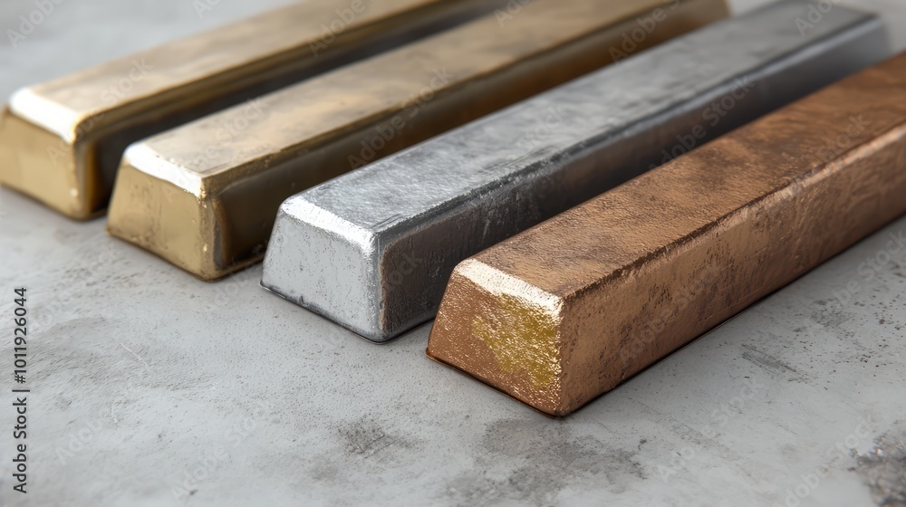 Editable Metal Ingots - AI Generated Editable Metal Ingots - AI Generated