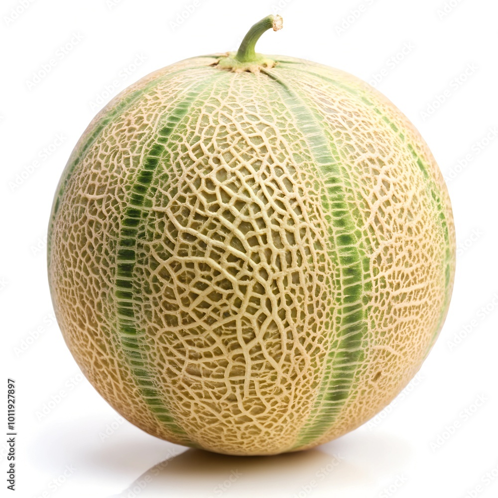 Cantaloupe Fruit Illustration in Raster Cantaloupe Fruit Illustration in Raster