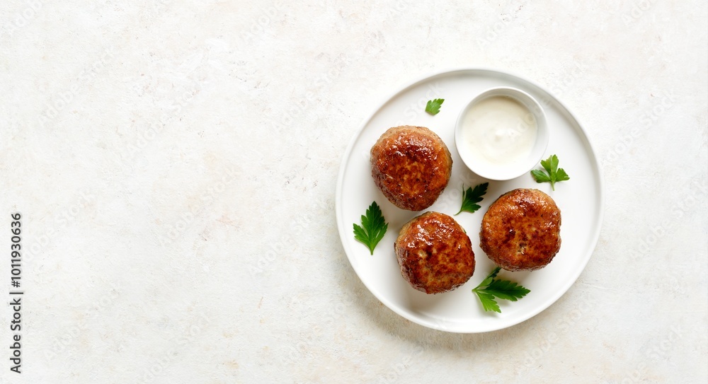 Minced pork and beef cutlets Minced pork and beef cutlets
