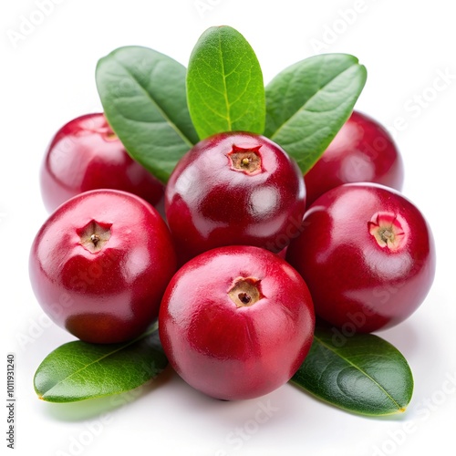 Red and green cranberry 