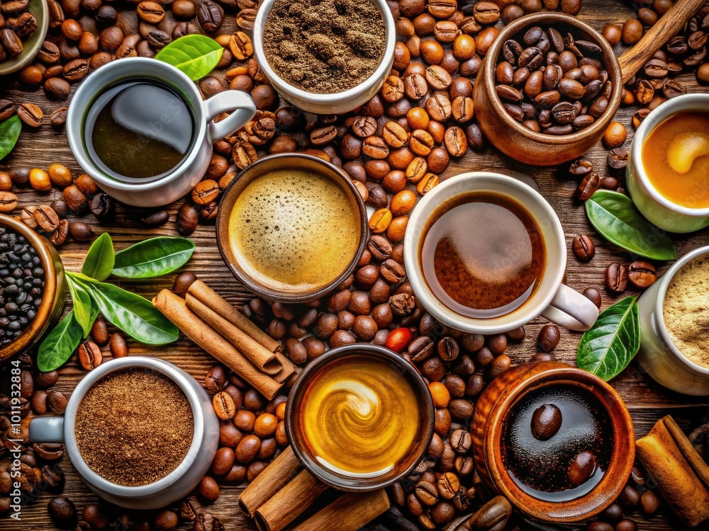 Explore the World of Coffee: Infographic Showcasing Various Coffee Types and Brewing Methods Explore the World of Coffee: Infographic Showcasing Various Coffee Types and Brewing Methods