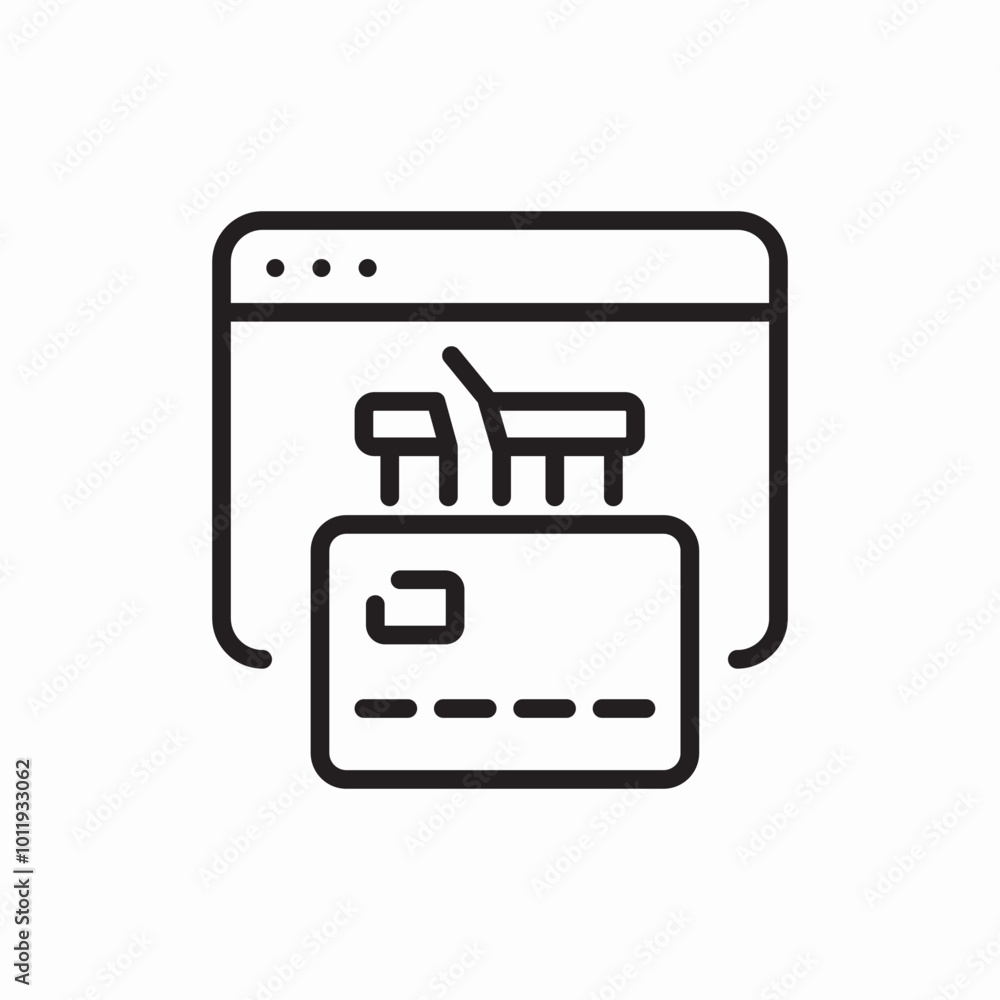 shopping online icon sign vector shopping online icon sign vector