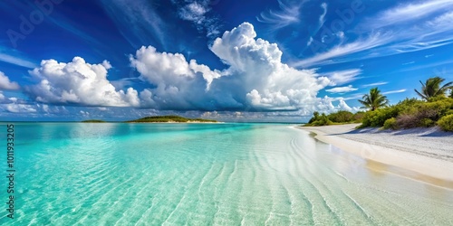 Exuma's Coco Plum Beach features crystal-clear waters and soft white sand, all beneath a radiant sky, perfect for relaxation and rejuvenation in paradise.