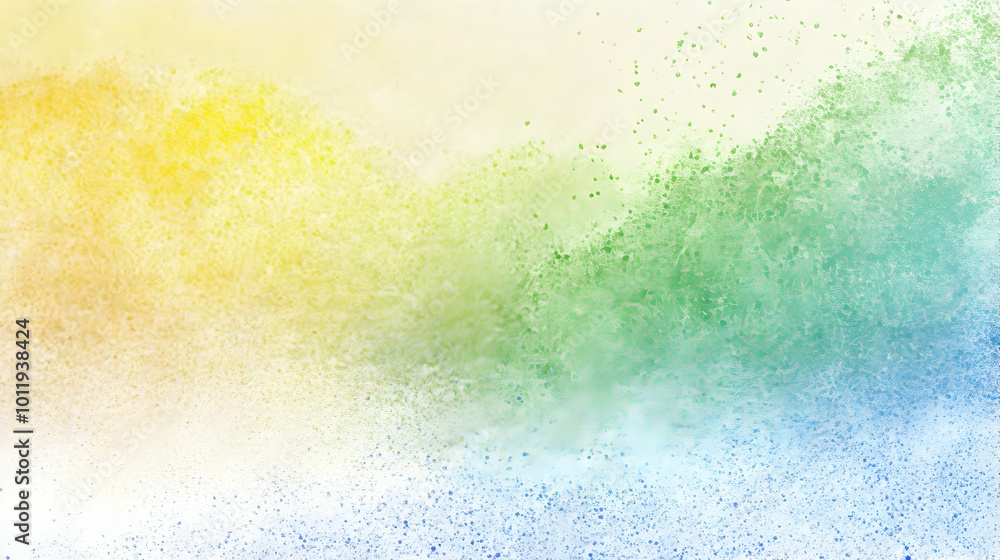 Abstract Spray Paint Background with Yellow, Green, and Blue Hues Abstract Spray Paint Background with Yellow, Green, and Blue Hues