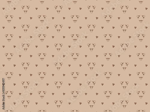 Obraz na płótnie Seamless abstract design pattern for background and backdrop. w salonie
