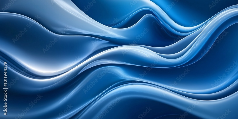 A dynamic and futuristic abstract background featuring undulating blue lines and wavy patterns A dynamic and futuristic abstract background featuring undulating blue lines and wavy patterns