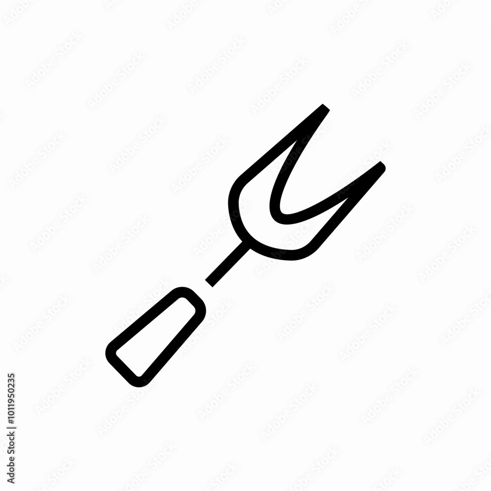 barbecue fork icon sign vector barbecue fork icon sign vector