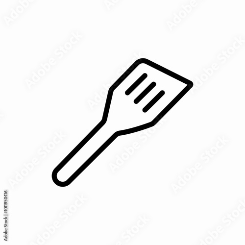 cooking spatula icon sign vector