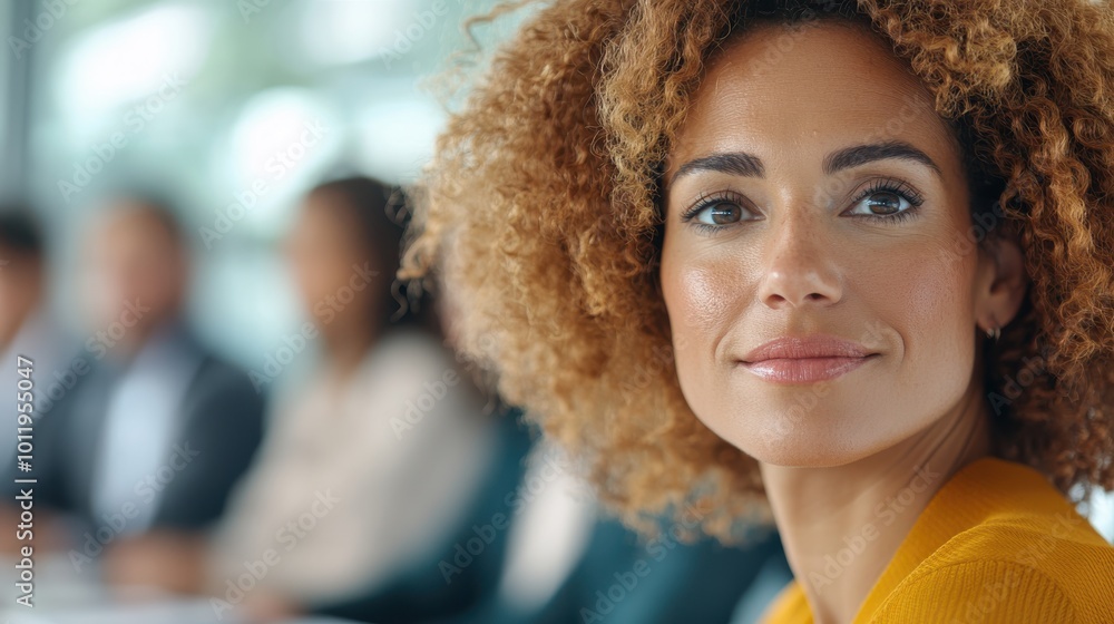 A thoughtful woman gazing in a bright office space, symbolizing contemplation, innovation, and tranquility in a professional modern business atmosphere. A thoughtful woman gazing in a bright office space, symbolizing contemplation, innovation, and tranquility in a professional modern business atmosphere.
