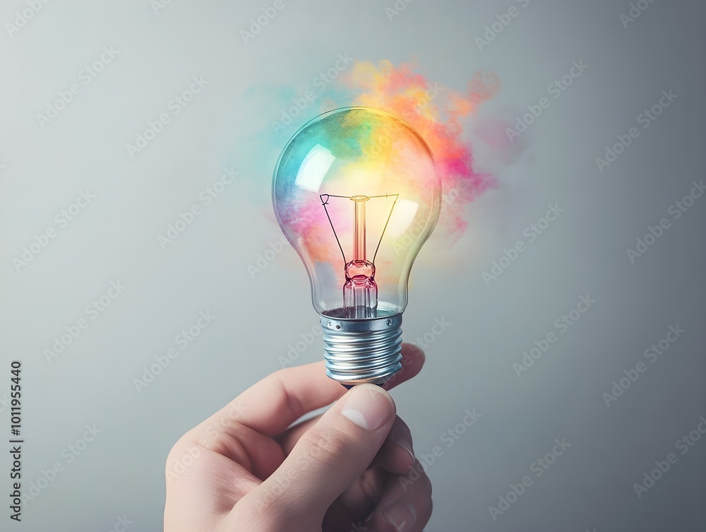 Hands holding light bulb for Concept new idea concept with innovation and inspiration, banner with copy space Hands holding light bulb for Concept new idea concept with innovation and inspiration, banner with copy space