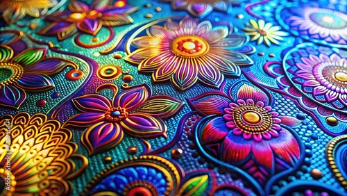 Wallpaper Mural Close-up Texture of Colorful Plastic Surface with Abstract Patterns and Designs for Creative Use Torontodigital.ca