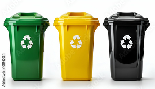 Sustainable recycling bins for a cleaner and greener planet.