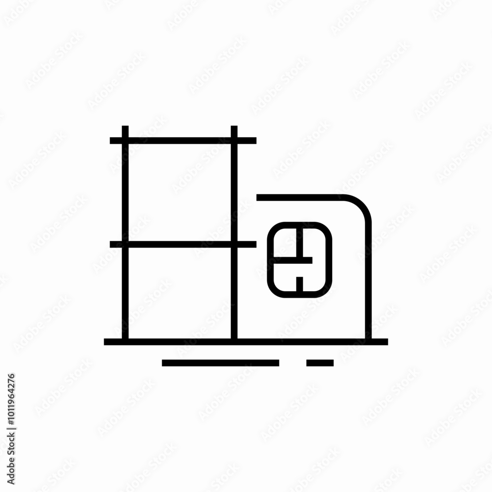 architectural drawings icon sign vector architectural drawings icon sign vector