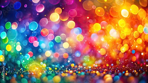 Colorful Abstract Blur Background with Soft Gradients and Light Bokeh Effects for Creative Designs