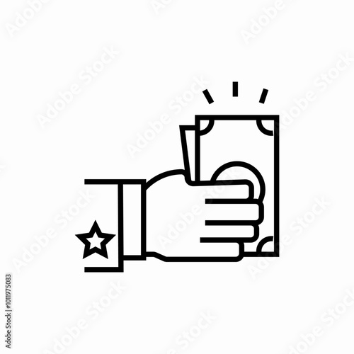 auction money icon sign vector