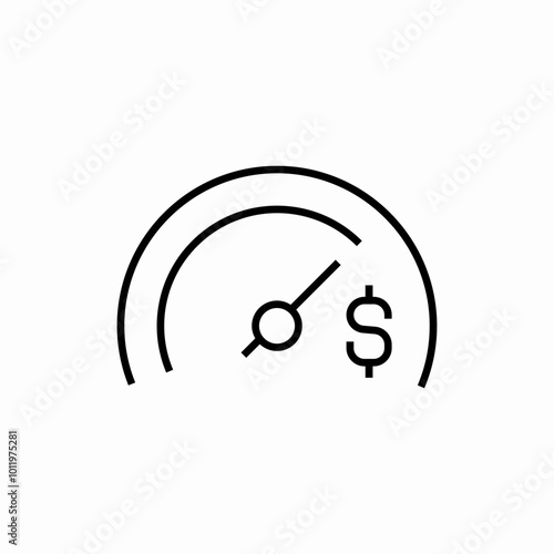 credit score icon sign vector