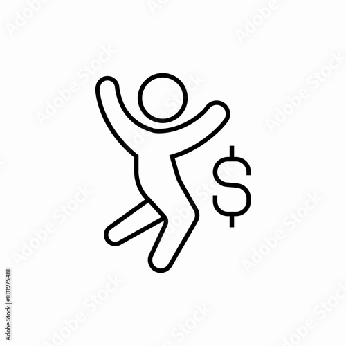 government stimuls payment icon sign vector